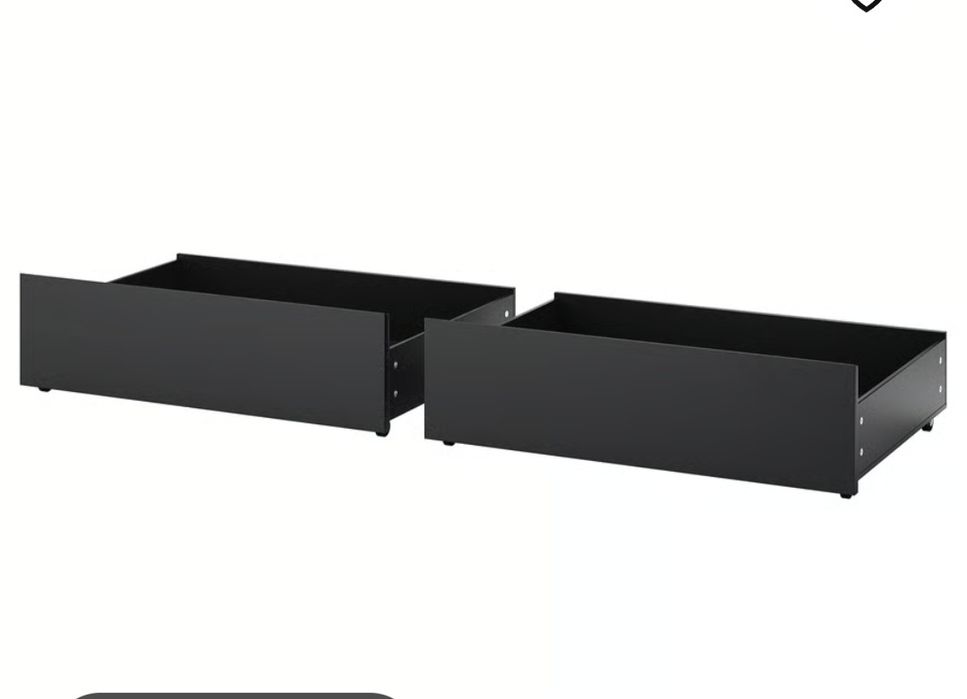 Ikea malm pojemniki, szuflady na pościel 2szt
