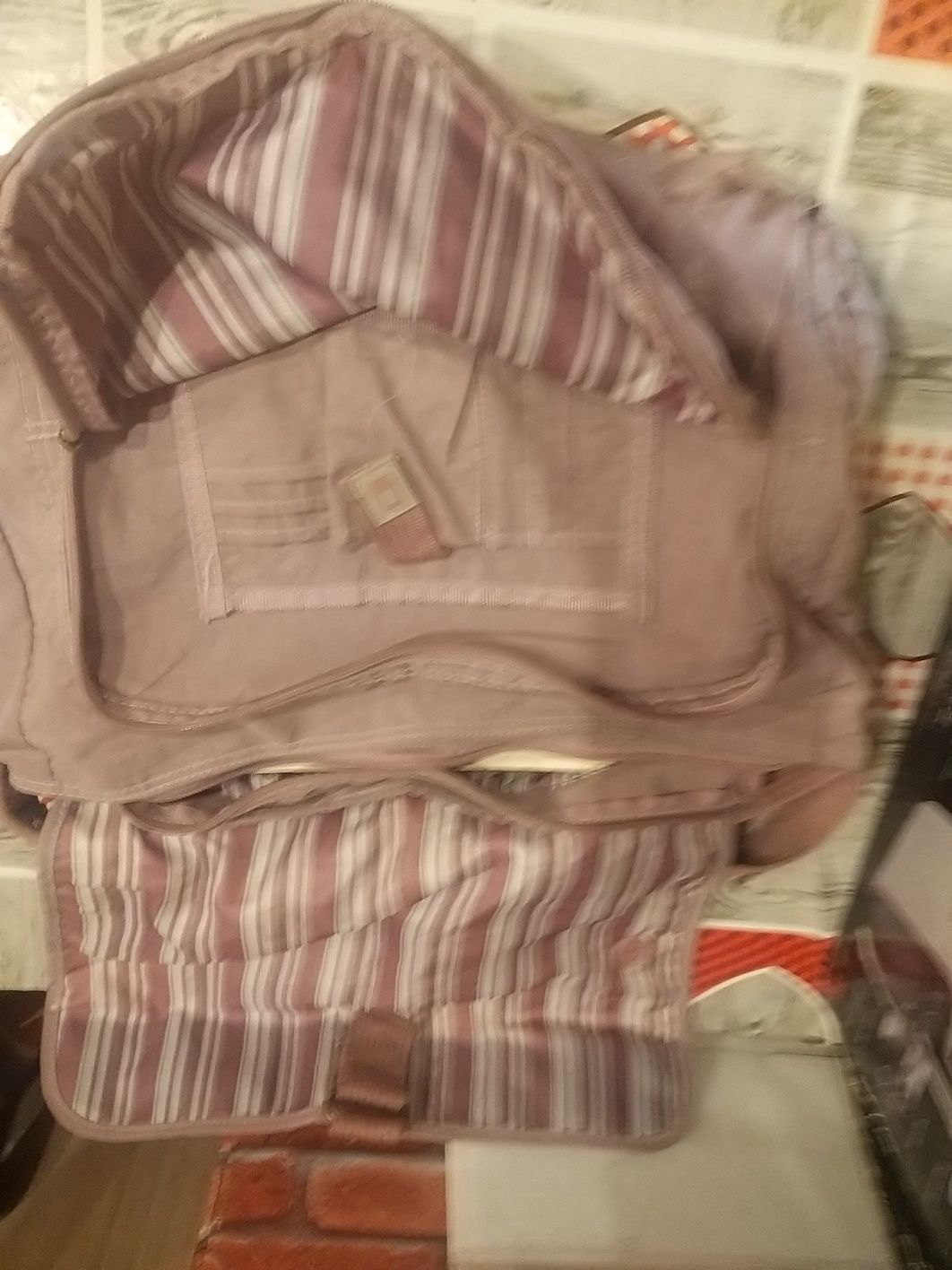 Torba A4 młodzież szkoła studia dusty pink pojemna róż zgaszony
