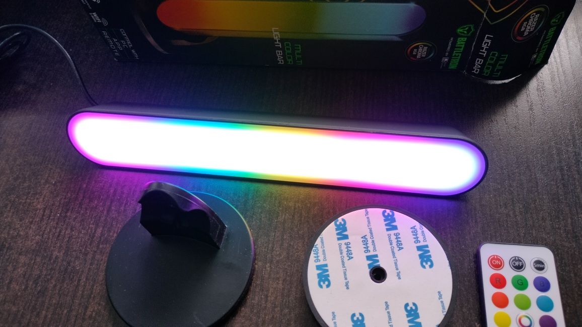 Łapka słupek świetlny Multicolor light bar RGB Battletron
