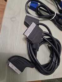Кабель VGA, scart + мережевий кабель живлення комп'ютера, шнур, 1.5м