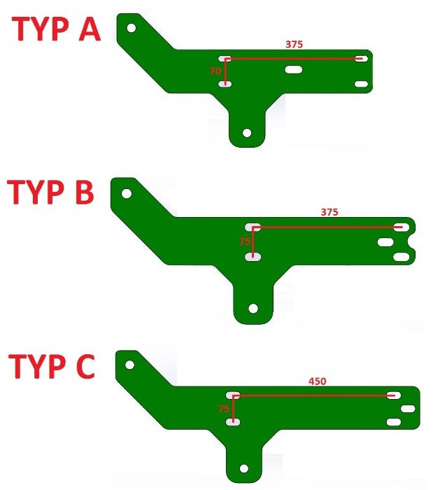 TUZ przedni JOHN DEERE- MOCNY 3T, c.brutto, f.Vat 23%