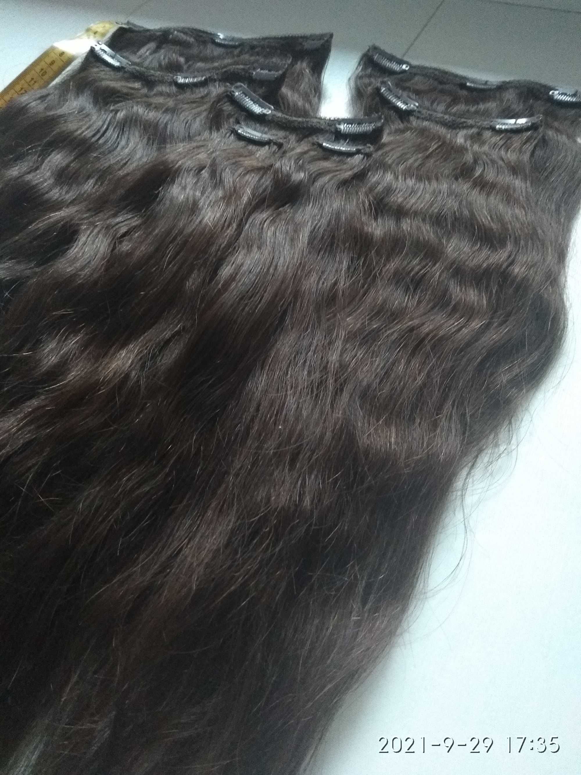 wlosy naturalne clip in 50cm