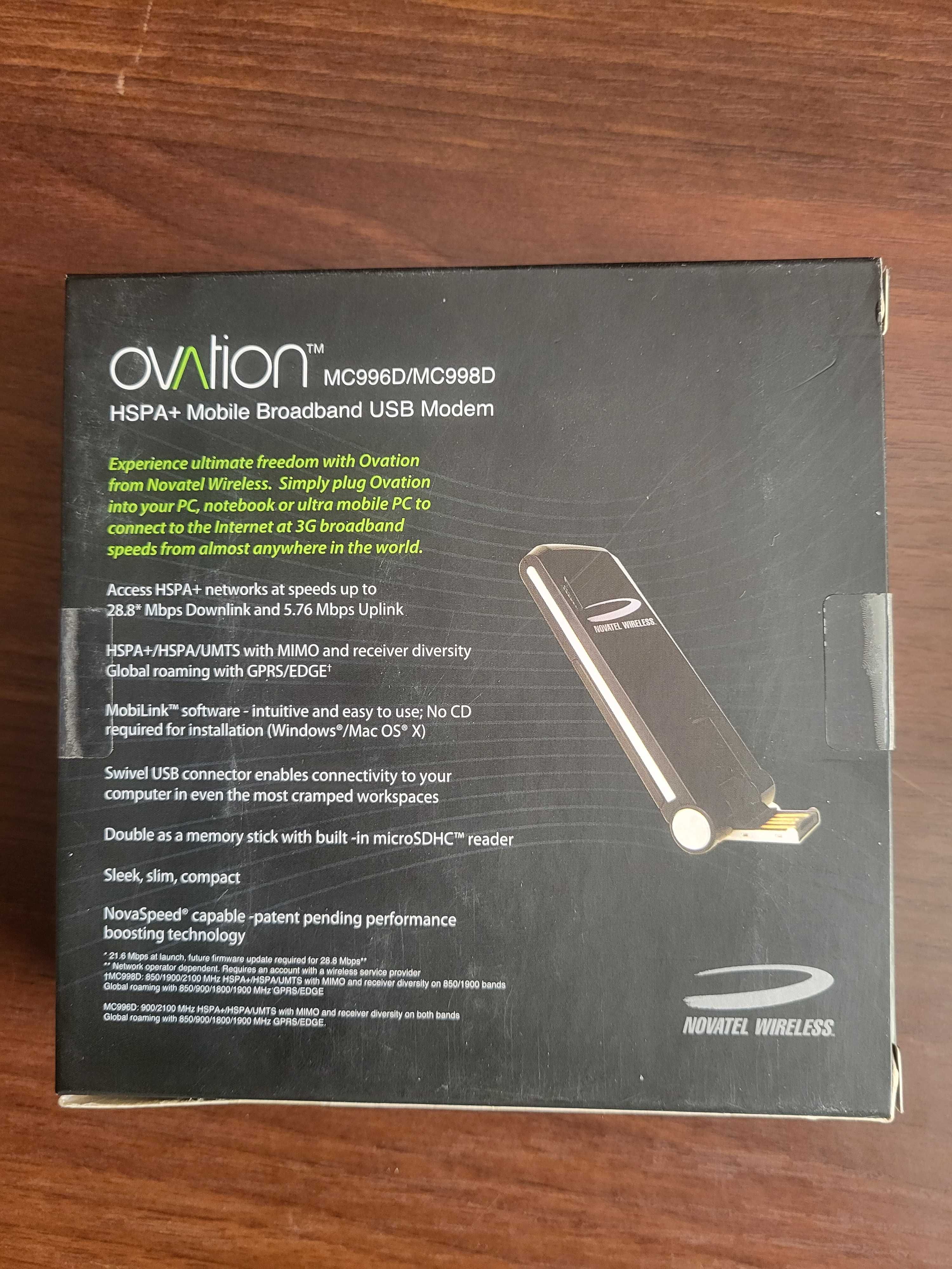 Modem USB Novatel Ovation MC996D/998D