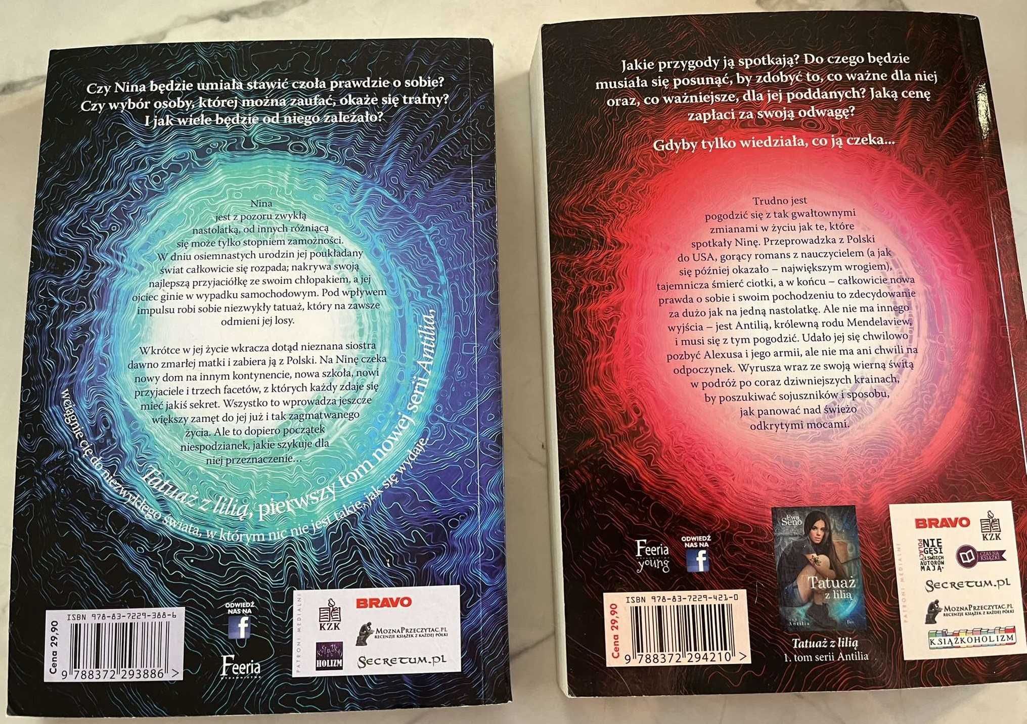 Tatuaż z lilią & Cena odwagi - Ewa Seno. Tom 1-2