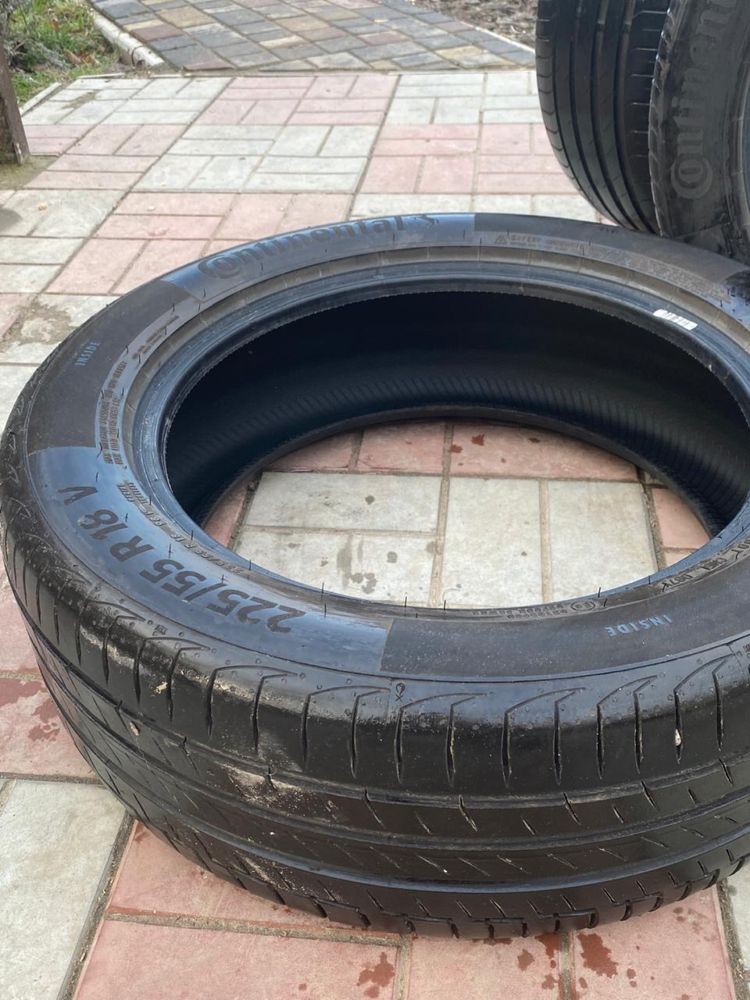 шини бу літо 225/55 r18 continental 2шт. nexen 2шт.