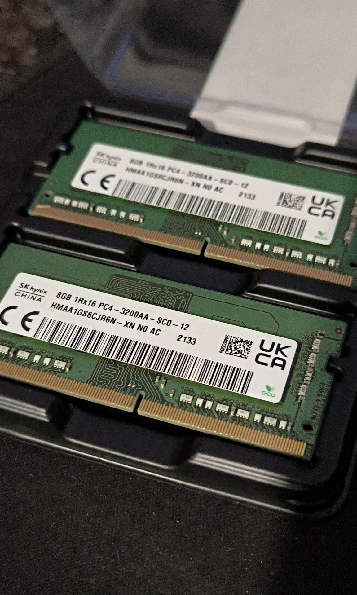 Pamięć RAM 2x8GB (16GB) DDR4 Hynix SODIMM 3200 MHz (HMAA1GS6CJR6N-XN)