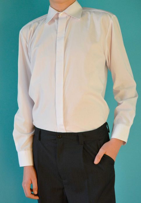 Elegancka biała koszula (rozmiar: 164 cm)