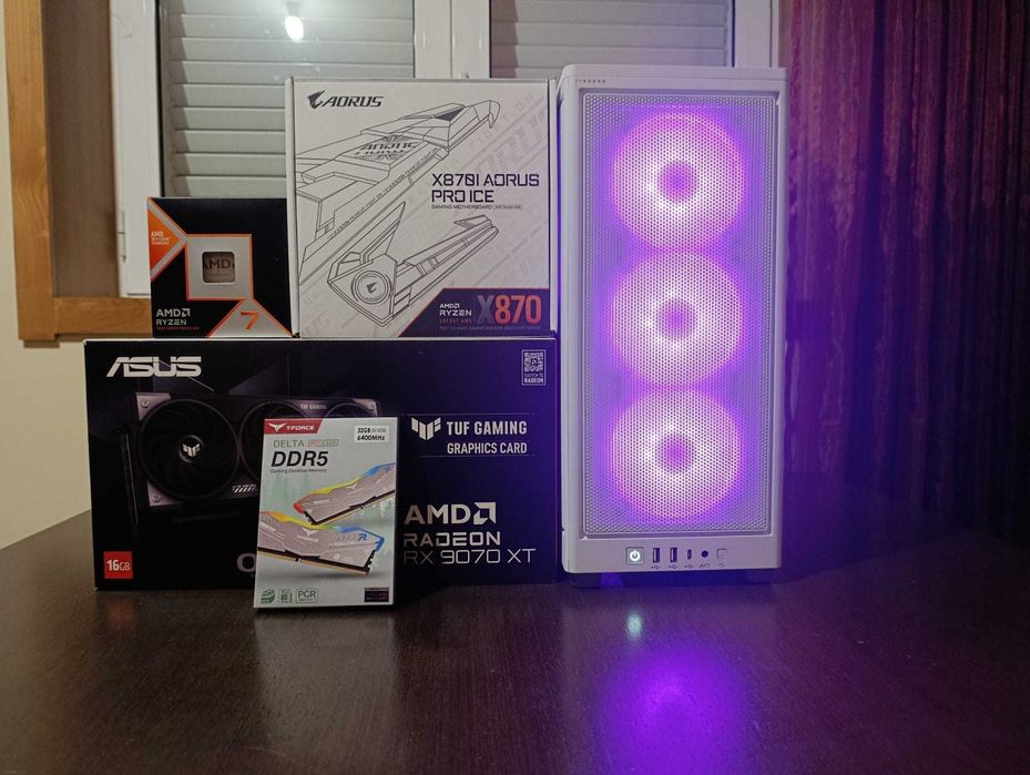PC GAMING RX 9070XT | Ryzen 7 9800X3d | 32GB RAM DDR5 | 1Tb SSD NVME