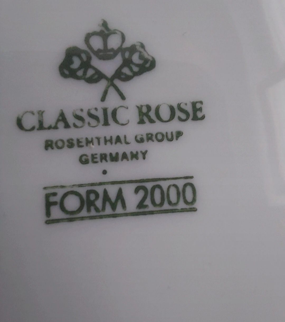 Rosenthal classic rose form 2000 ,  talerz deserowy