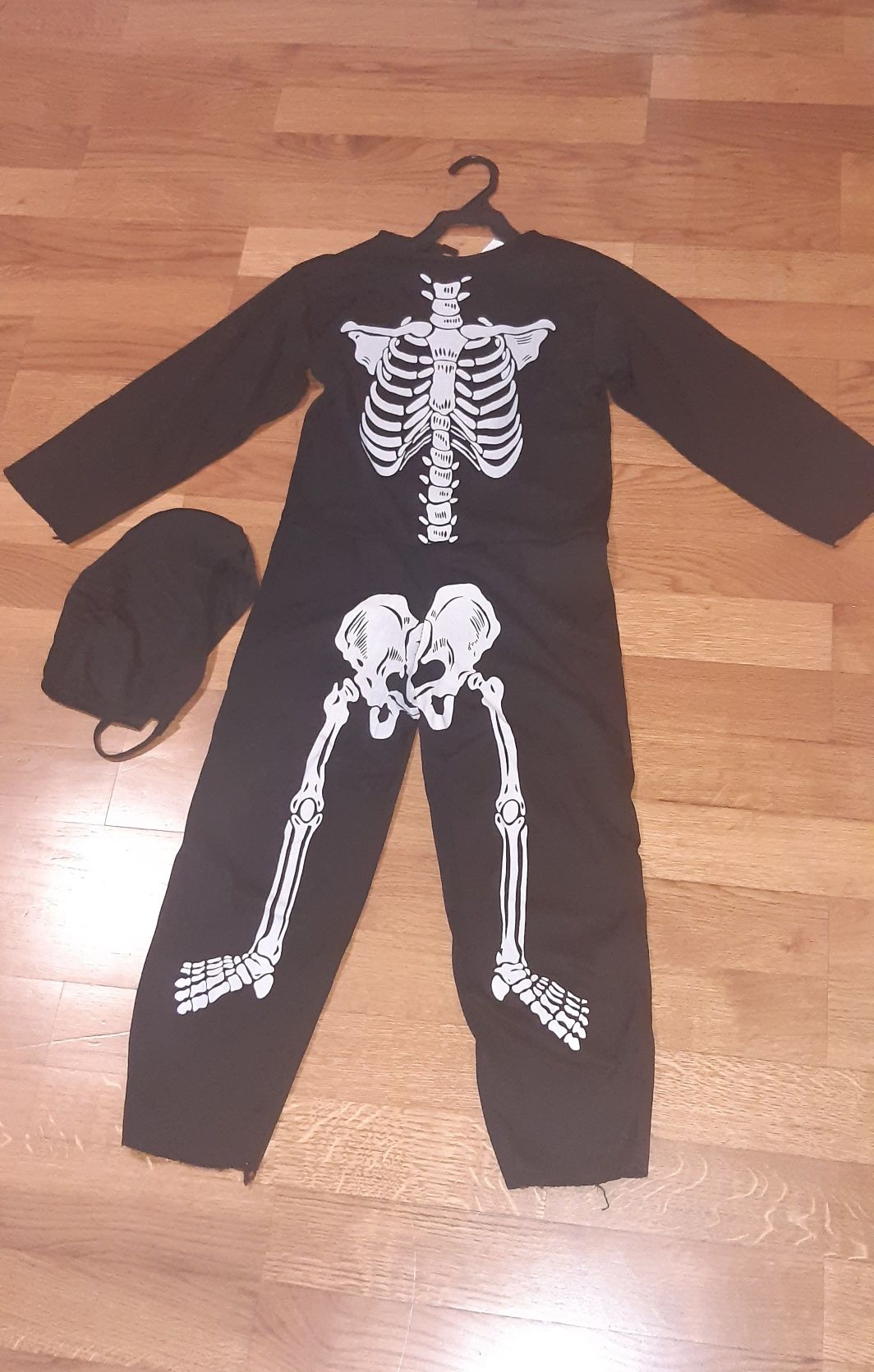Fato Esqueleto - 7 a 9 anos - Halloween / Carnaval