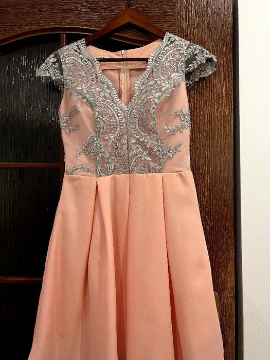 Плаття вечірне сукня міді сітка кружево