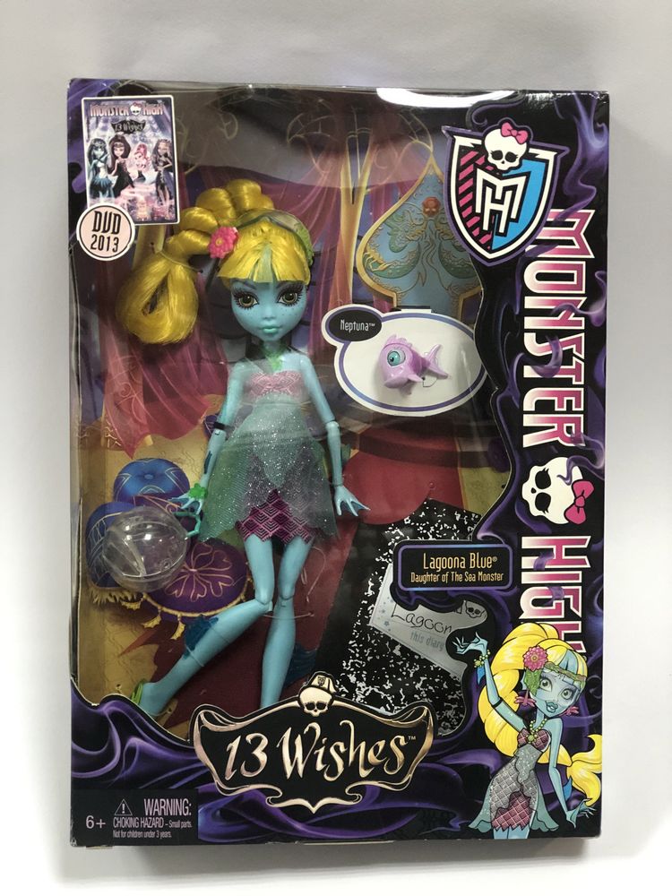 Monster high лагуна блю 13 желаний, 13 wishes lagoona blue
