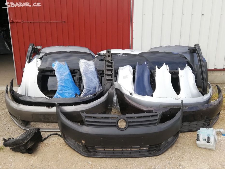 Бампер капот фара крило радіатор телевізор двері VW Caddy Touran 03-20