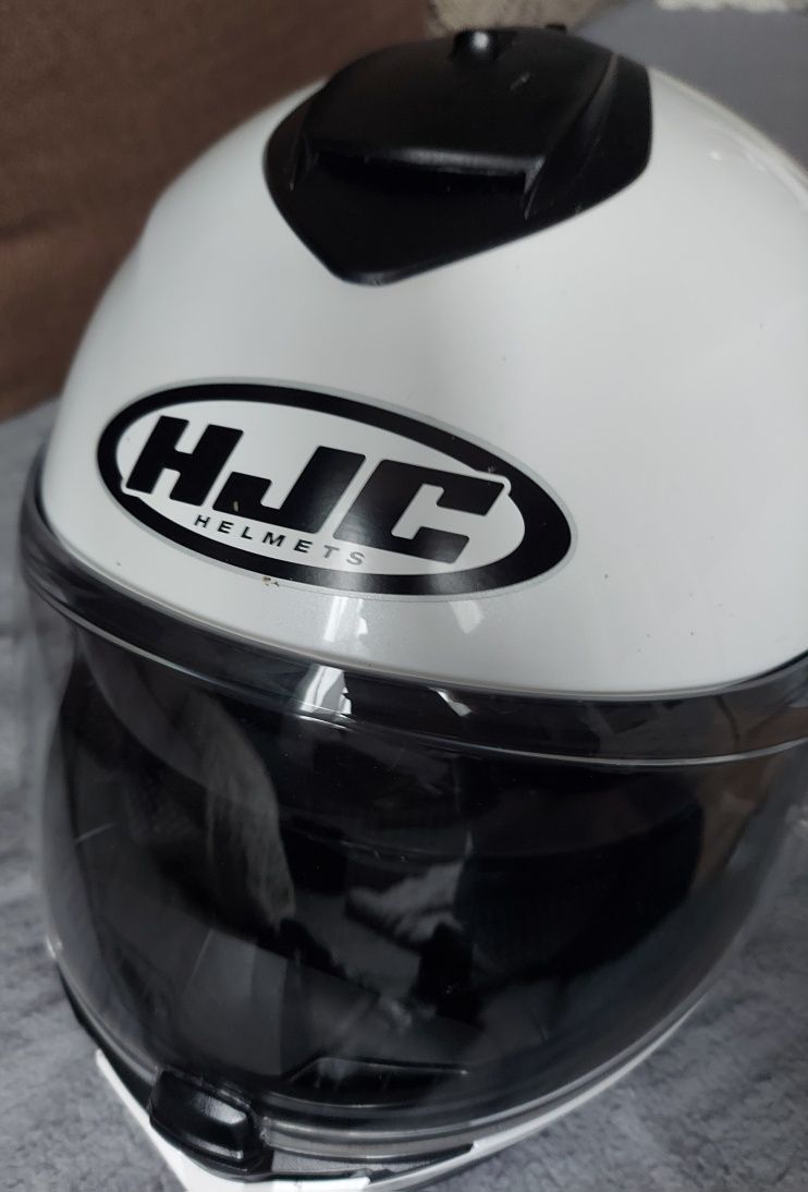 KASK Biały na motor HJC - 20 M