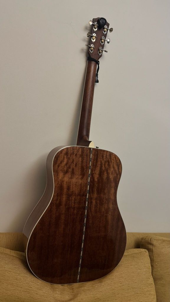 Guitarra Acústica Fender PD-220E Dreadnought All Mahogany Aged Cognac