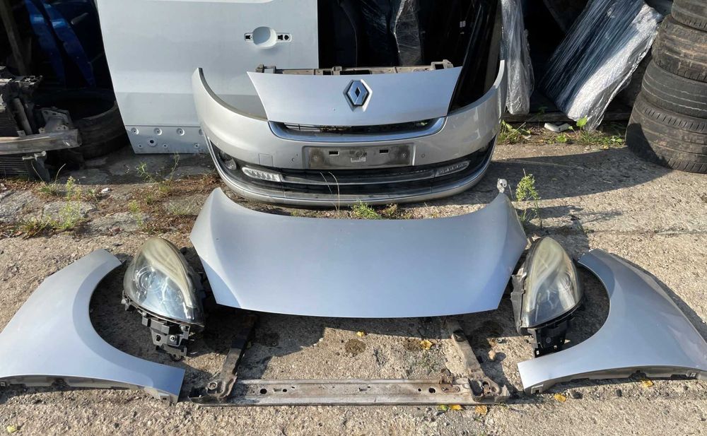 RENAULT SCENIC III рест бампер передній задній б/у запчастини розборка