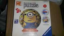 Puzzle 3D Minionki 72 elementy kula super Ravensburger