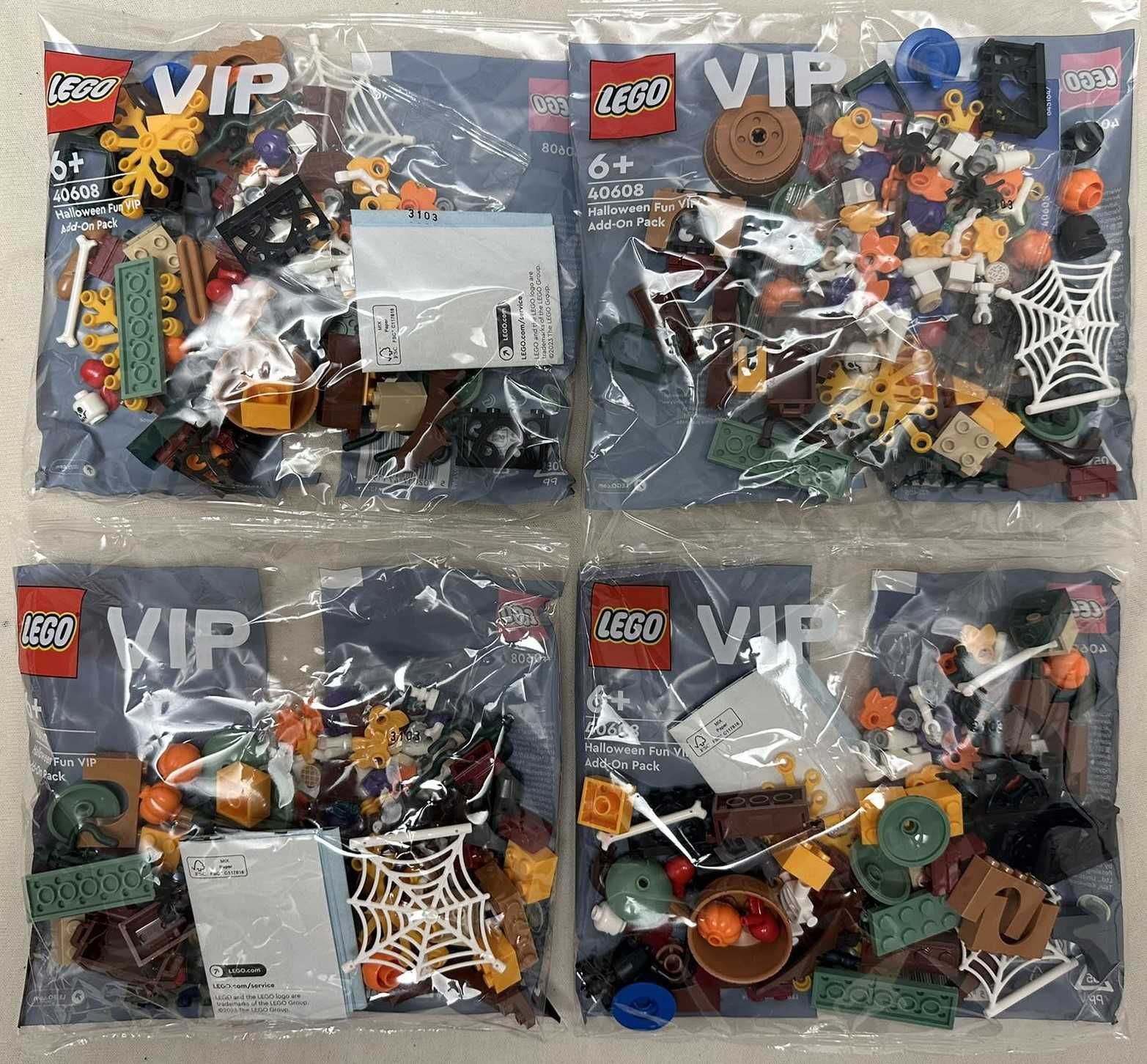 LEGO 40608 Halloweenowa frajda - zestaw dodatkowy VIP kilka sztuk
