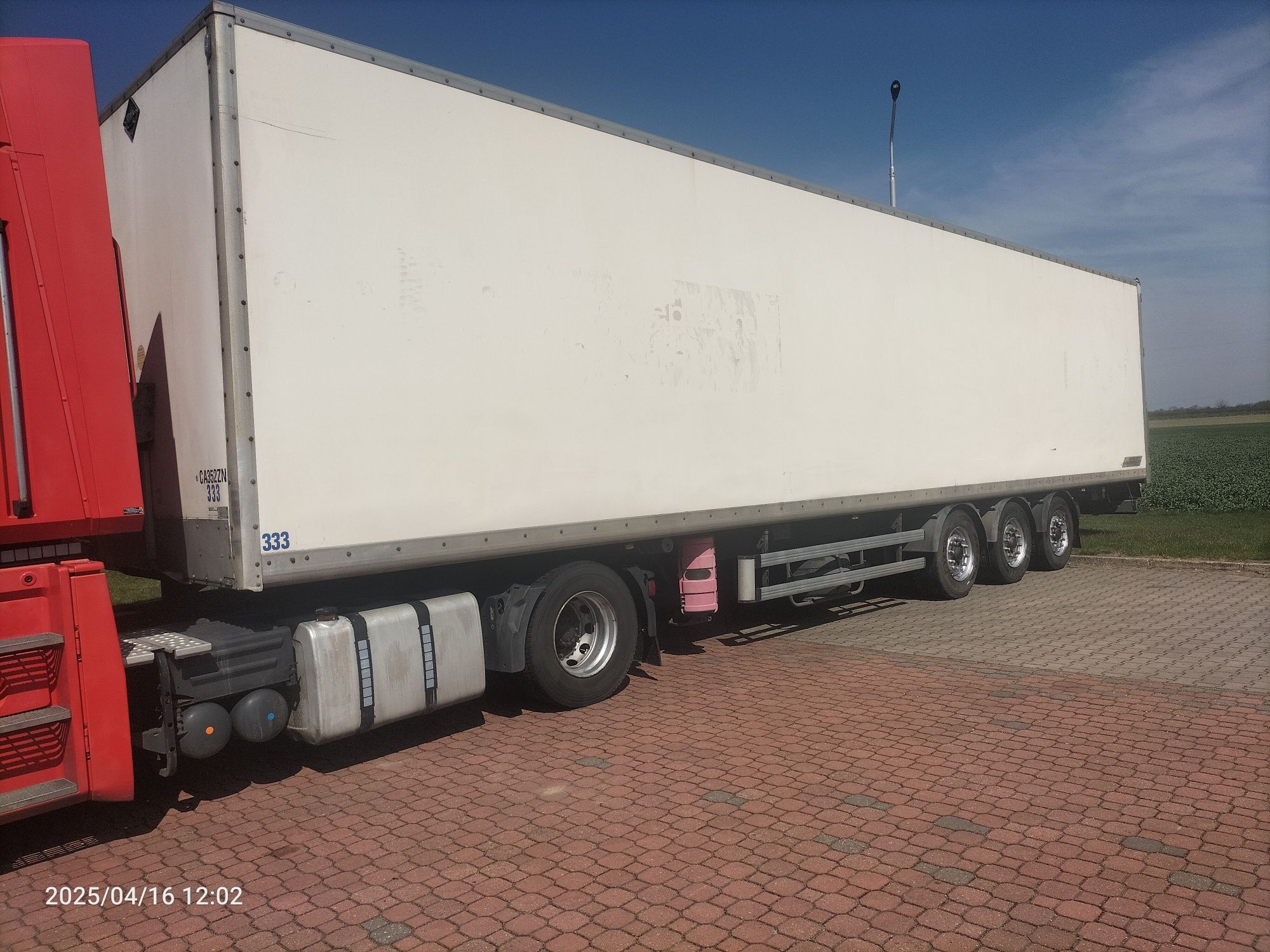 Naczepą Samro Doubledeck