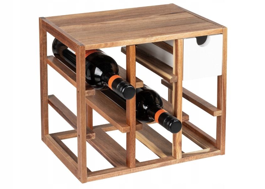 Drewniany regał stojak na wino Wenko Acina 8 butelek