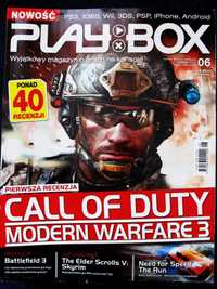 Play Box 6/2011 Call of Duty,Elder Scrolls v,Battlefield 3,Rage