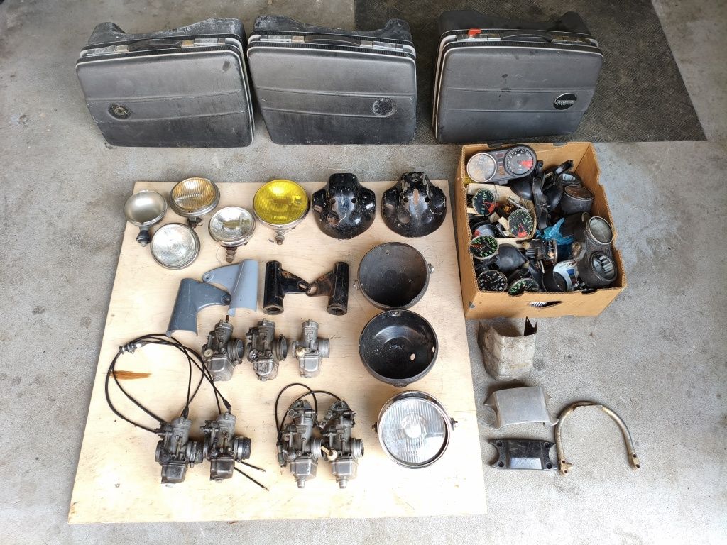 BMW r75 R80 r100 gaźniki Dellorto chorągiewki m72 halogen kufry
