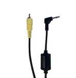 Kabel 1xRCA - kątowy Jack 3,5mm mono z filtrem 1szt