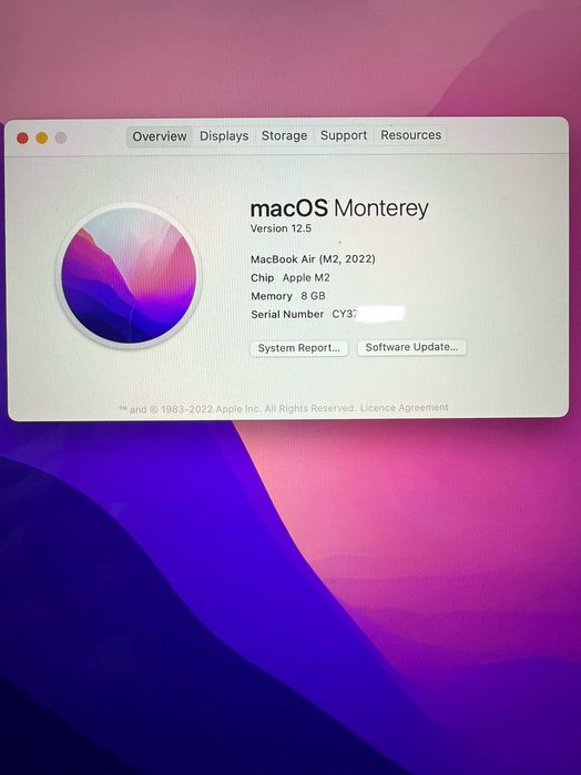 Macbook Air M2 13,6” 512 Gb Midnight em bom estado