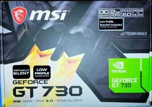 Karta graficzna NVIDIA GeForce GT 730 2GB DDR3 (MSI)