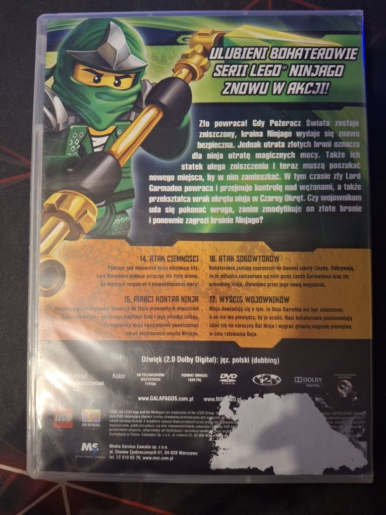 Lego Ninjago Mistrzowie Spinjitzu Część 4 [Dubbing Polski] DVD