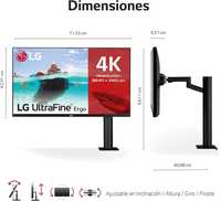 LG 32UN880P-B - Monitor Ultrafine 32", 4K UHD