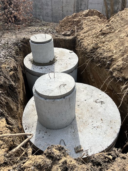 Септик під ключ, копка траншей,копка каналізації, вигрібні ями