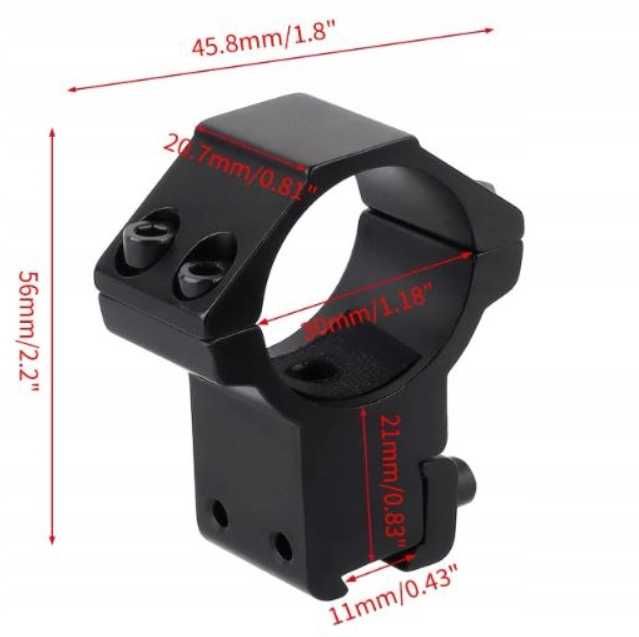 Focohunter Pierścień lunety wysokości 30mm