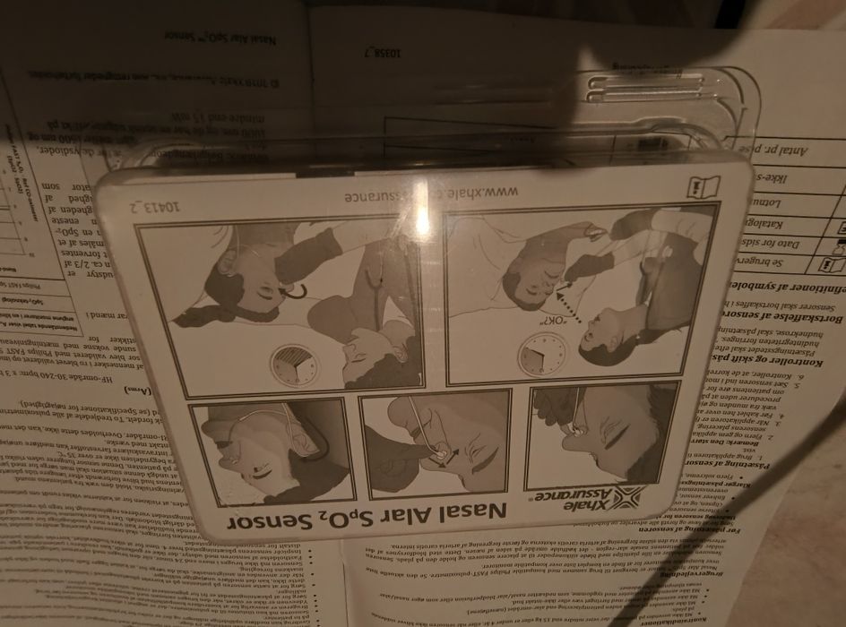 Czujnik Nasal Alar FAST SpO2  Philips saturacja ZRM INK  OIT HR