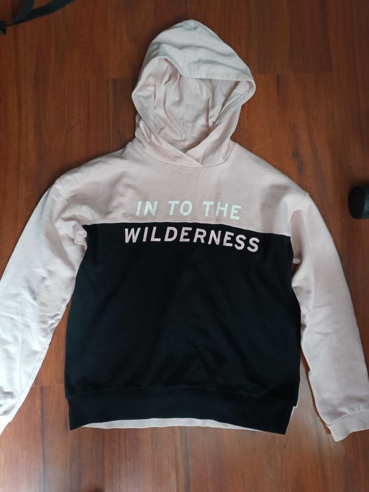 Bluza pudrowo czarna KappAhi 158/165