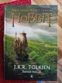 Hobbit Tolkien twarda okł z ilustracjami tł Paulina Braiter