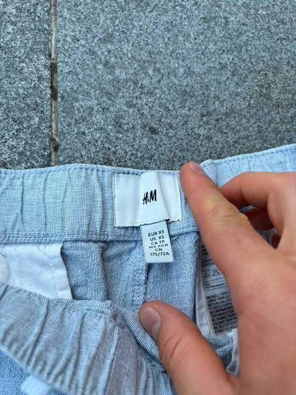 Jak Nowe Białe Krótkie Spodenki Shorty Męskie H&M Jendolite XS