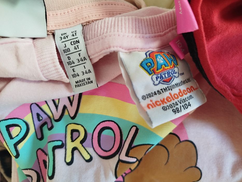 Zestaw ciuszków 98-104w bardzo dobrym stanie