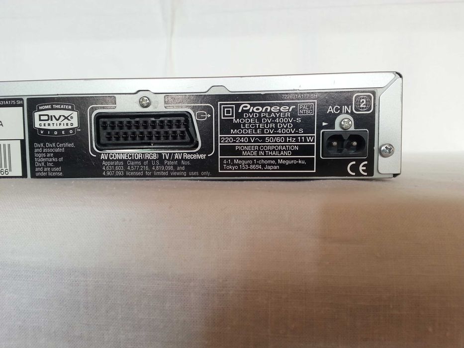 DVD Pioneer DV-400V