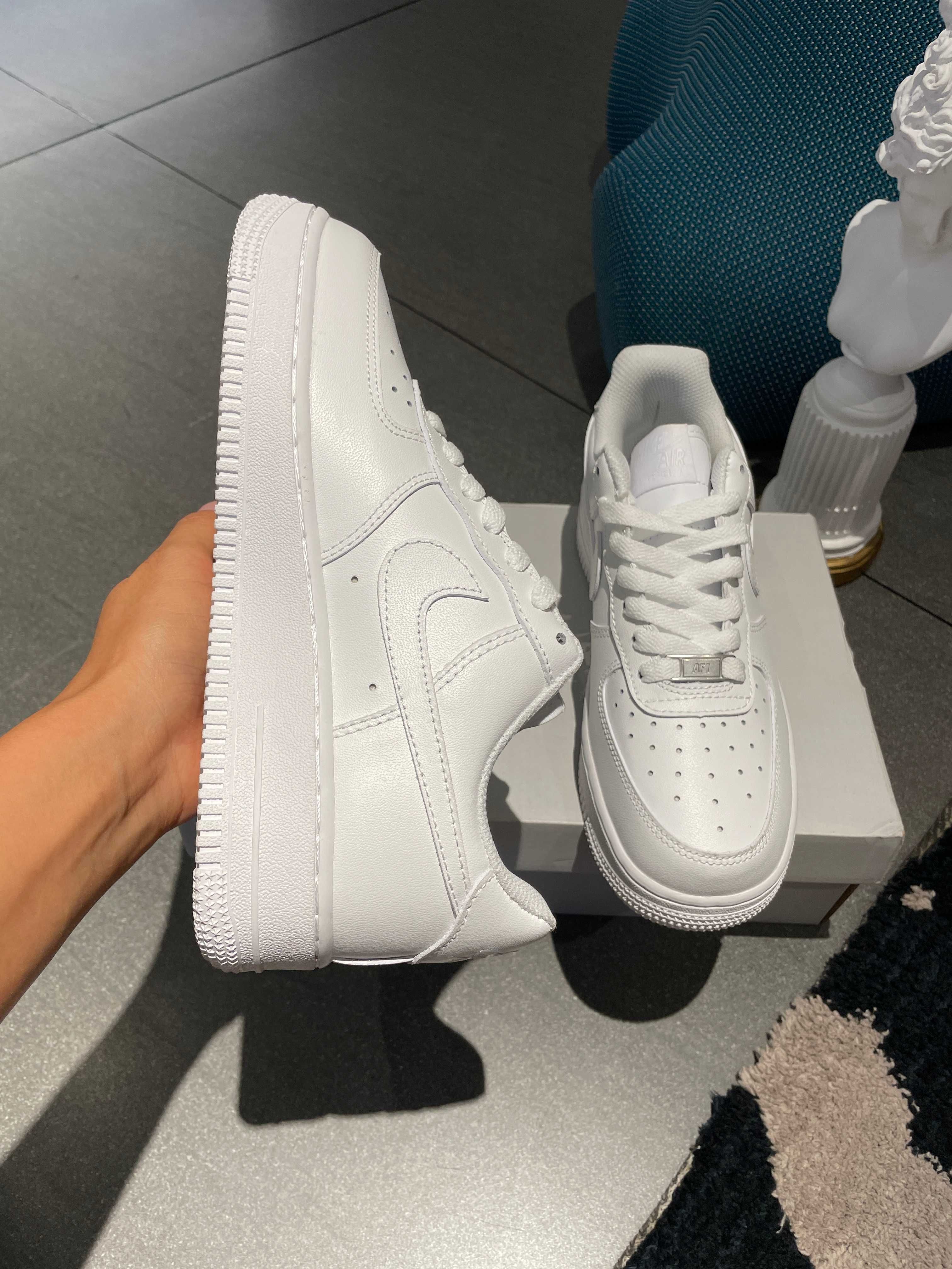 nowy Nike AirForce1Low White Trampki Moda R.38