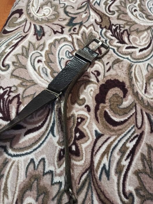 Ремінь Armani натуральна шкіра  вінтаж 100см БЕЗКОШТОВНА олхдоставка