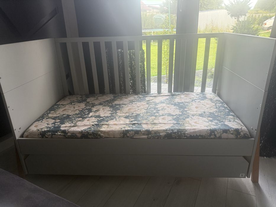 Bellamy lotta lóżeczko 140x70 materac rucken