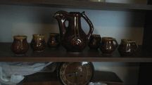 Zestaw karafka porcelana