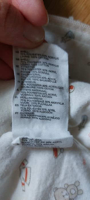 Kombinezon/przebranie/kostium misia H&M r.62