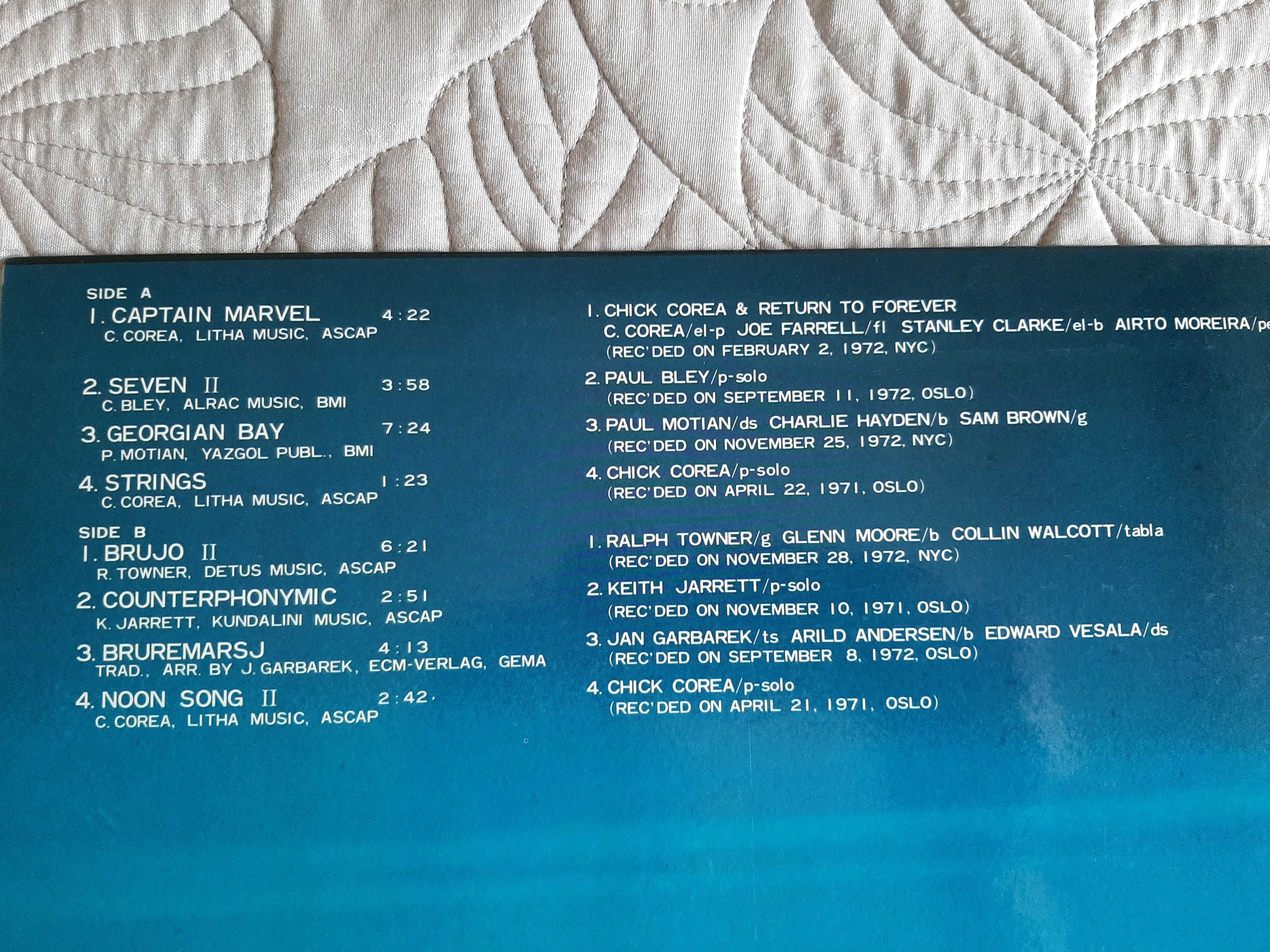 Vários (Chick Corea) - ECM Special - Japão - Vinil LP