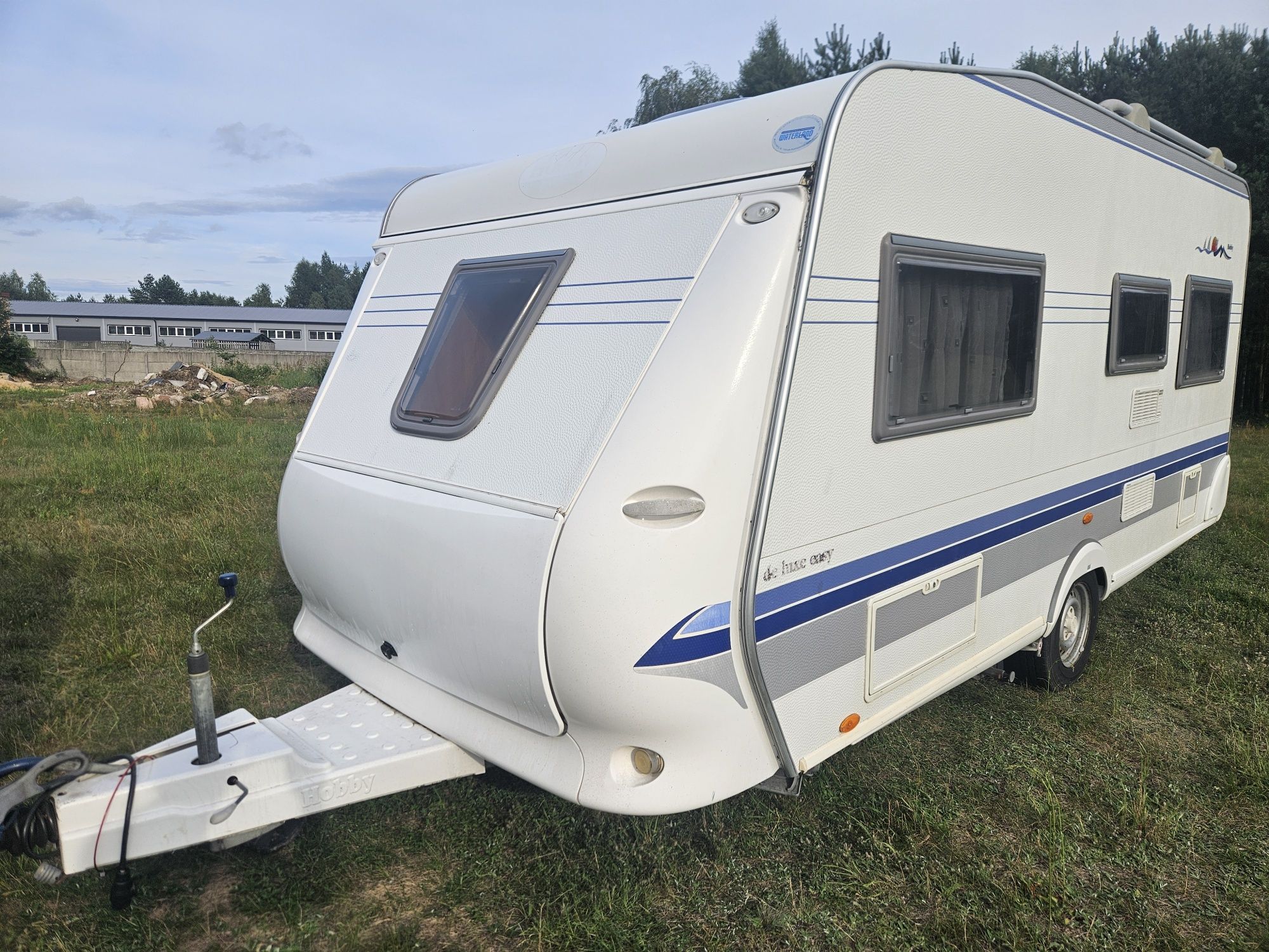 Przyczepa kempingowa Hobby De Luxe z 2006r 1350Dmc
