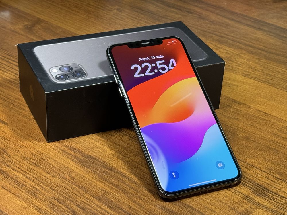 Apple iPhone 11 Pro Max 256 GB Czarny | Stan BDB | Bateria 86%