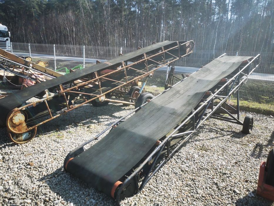 Taśmociag 8 m z zabierakami łopatkami