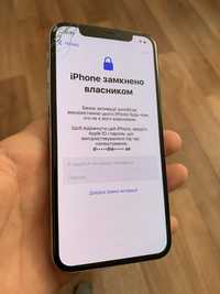 Iphone X silver 64gb neverlock icloud