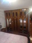 Quarto completo mobília nogueira
